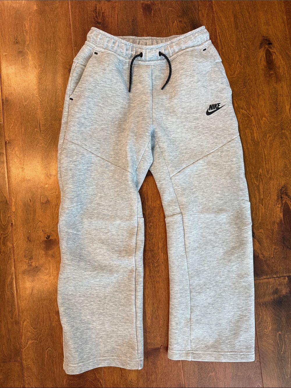 Nike Kids Light Gray Heather Fleece Joggers